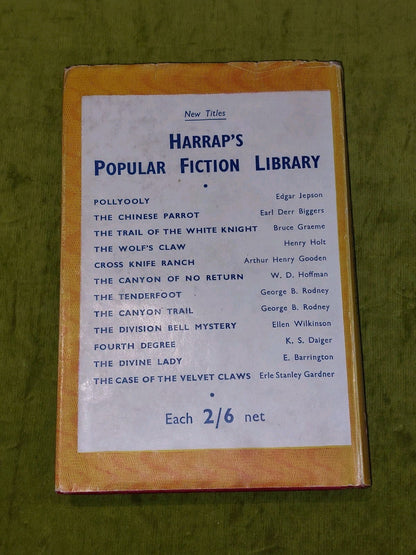 Murder Of The Only Witness by J. S. Fletcher [Harrap's Shilling Library] 1935 Hb2