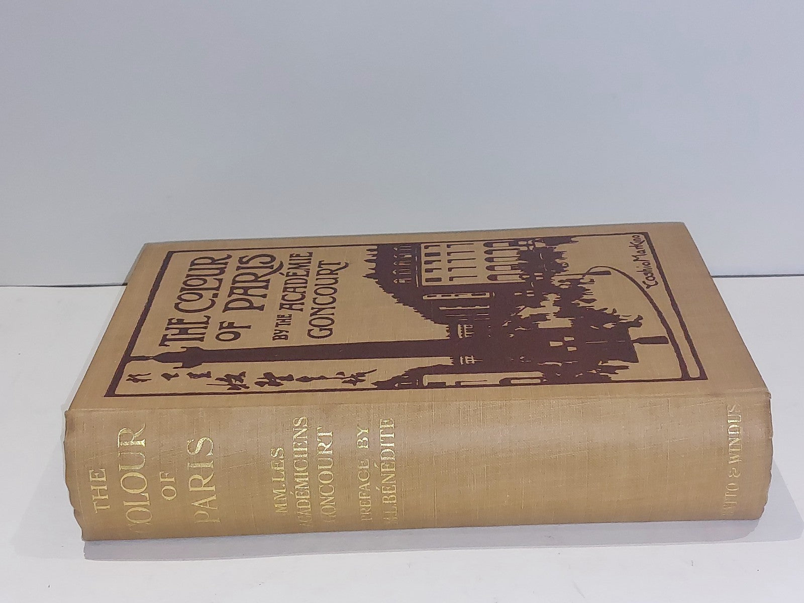 The Colour of Paris With Dustjacket. The Academie Goncourt (1925) Yoshio Markino3