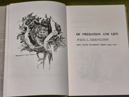 OF PREDATION AND LIFE By Paul L. Errington 1967 1st Edition Hardback.6