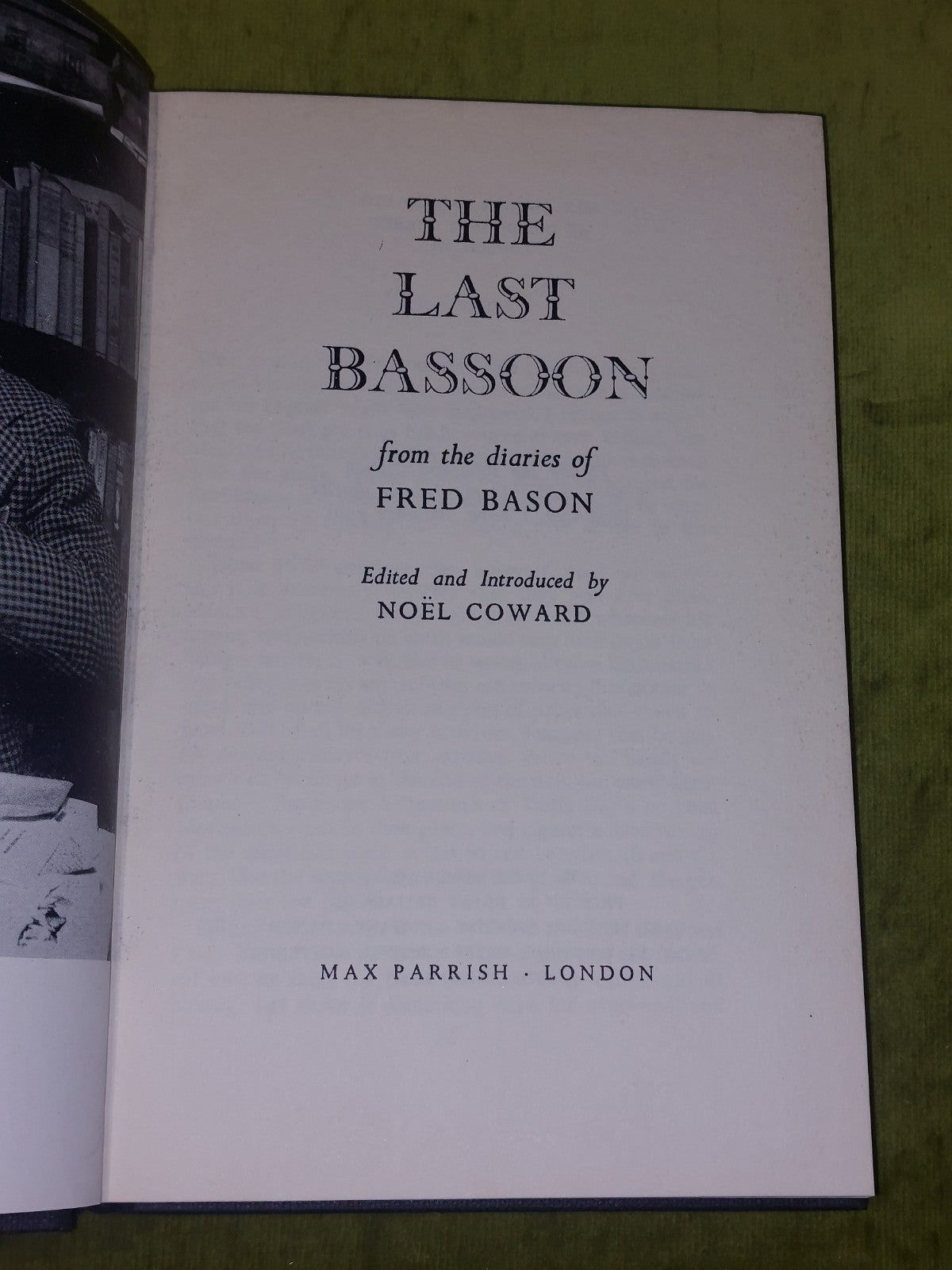 The Last Bassoon (signed), Fred Bason, Max Parrish, 19606