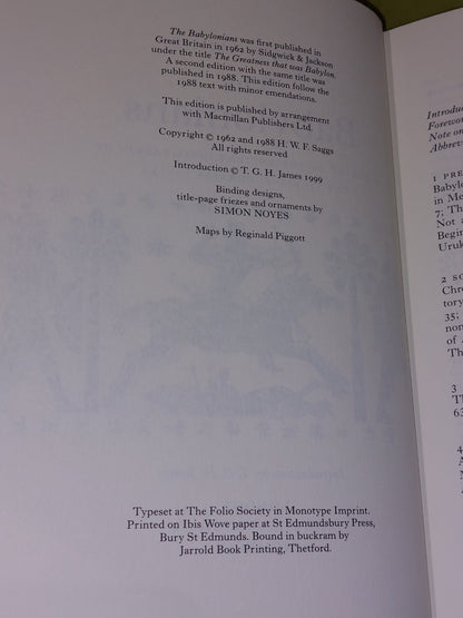 Folio Society  Empires of the Ancient Near East Egypt, Persia, Babylon, 4 VOL6