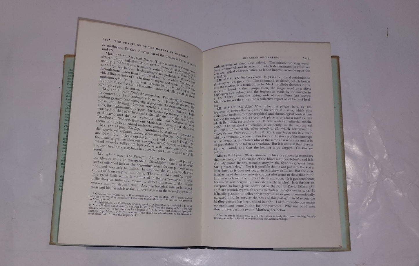 The History of the Synoptic Tradition By Rudolf Bultmann 1st Edition (1963) Book6
