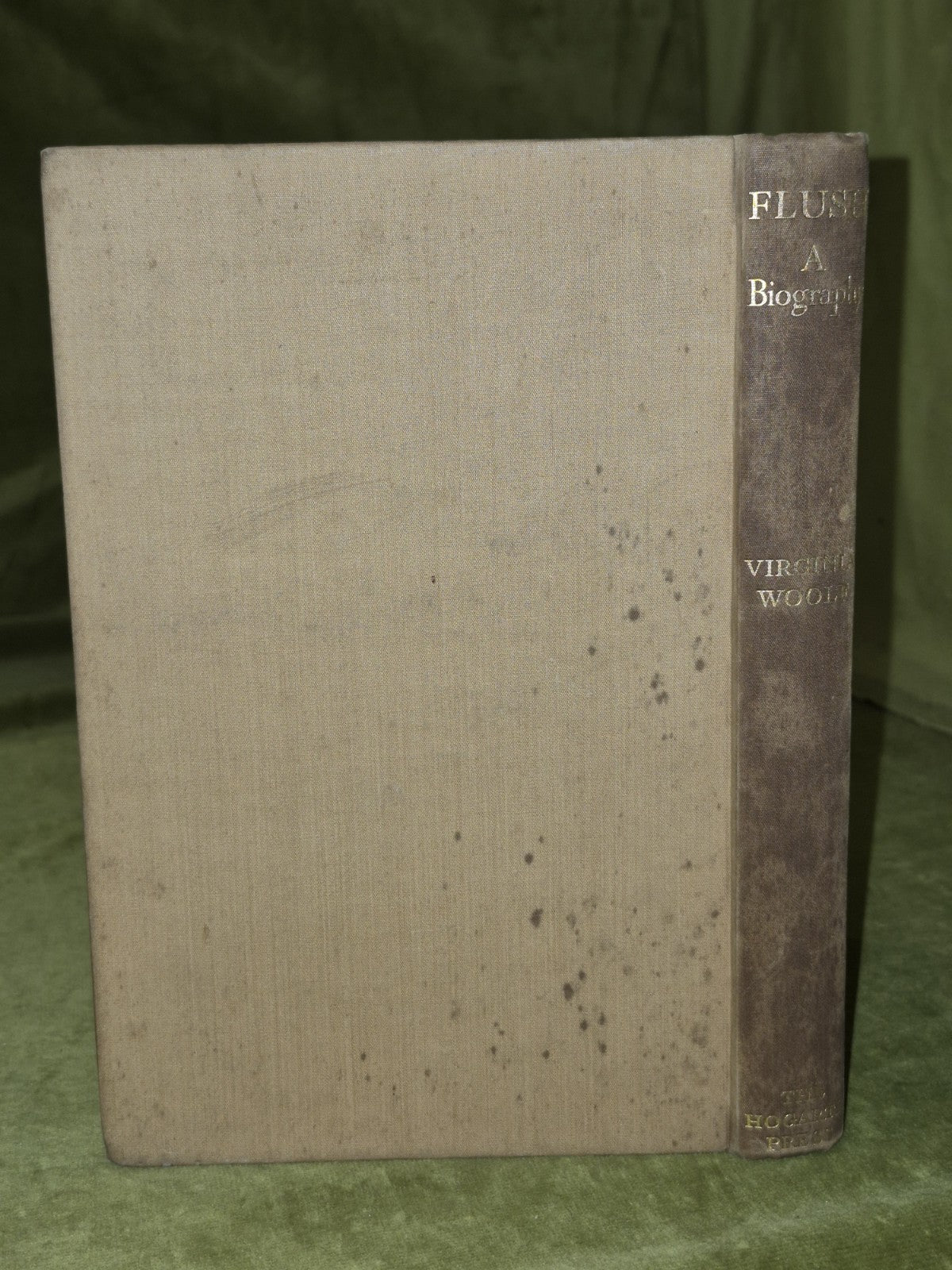 Flush by Virginia Woolf 1933 first UK edition first printing HB1