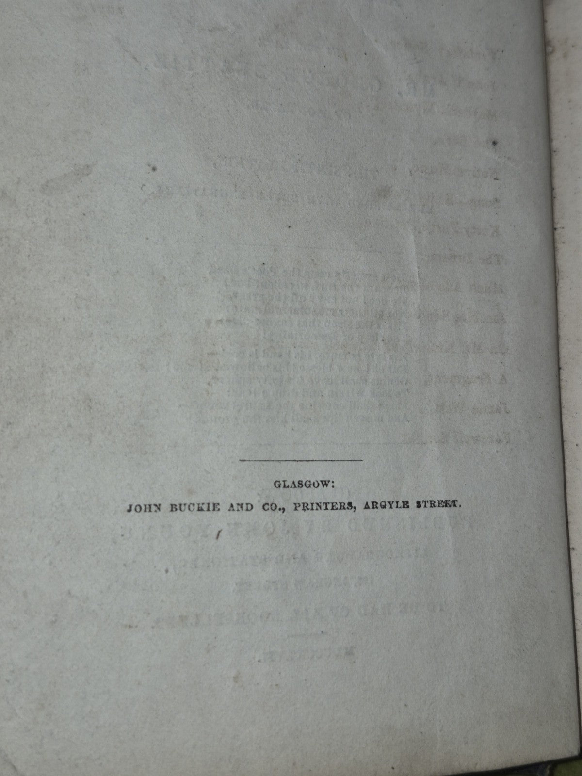 John O' Arnha' The Murderit Mynstrell George Beattie John Young 18475