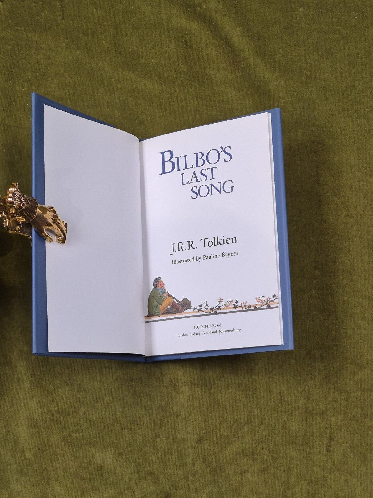 Bilbo's Last Song - J R R Tolkien , Hutchinson 2002 First Thus HB DJ illus Banes3