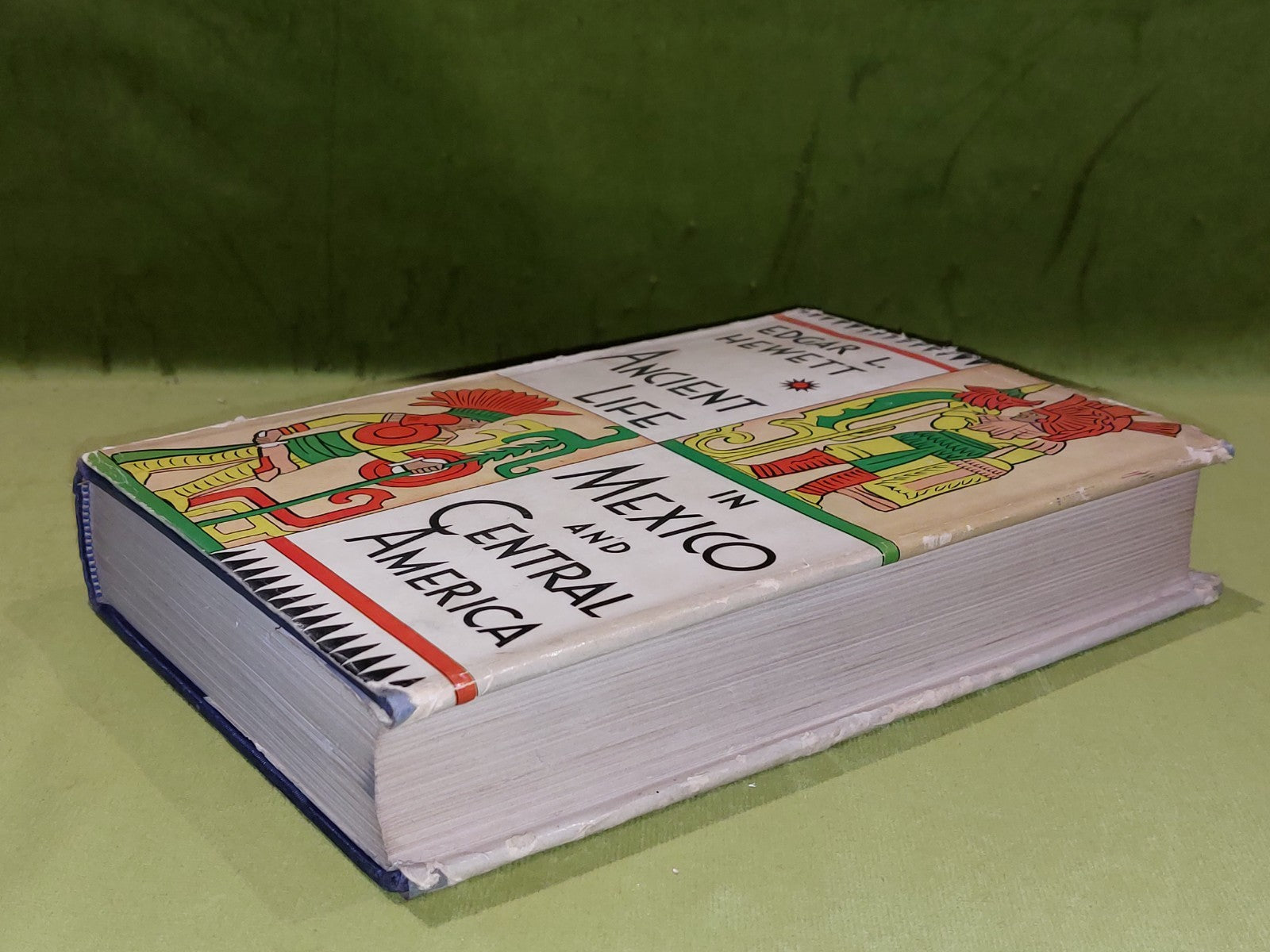 Ancient Life In Mexico & Central America By Edgar L. Hewett 1936 1st Ed Hb/Dj7