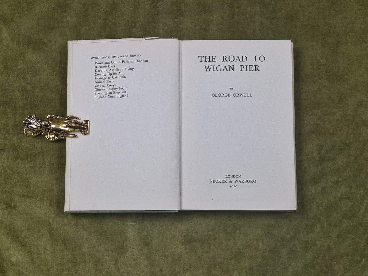 The Road to Wigan Pier - George Orwell 1st Uniform Ed. Secker & Warburg 19593