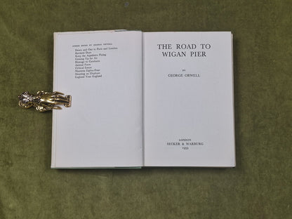 The Road to Wigan Pier - George Orwell 1st Uniform Ed. Secker & Warburg 19593