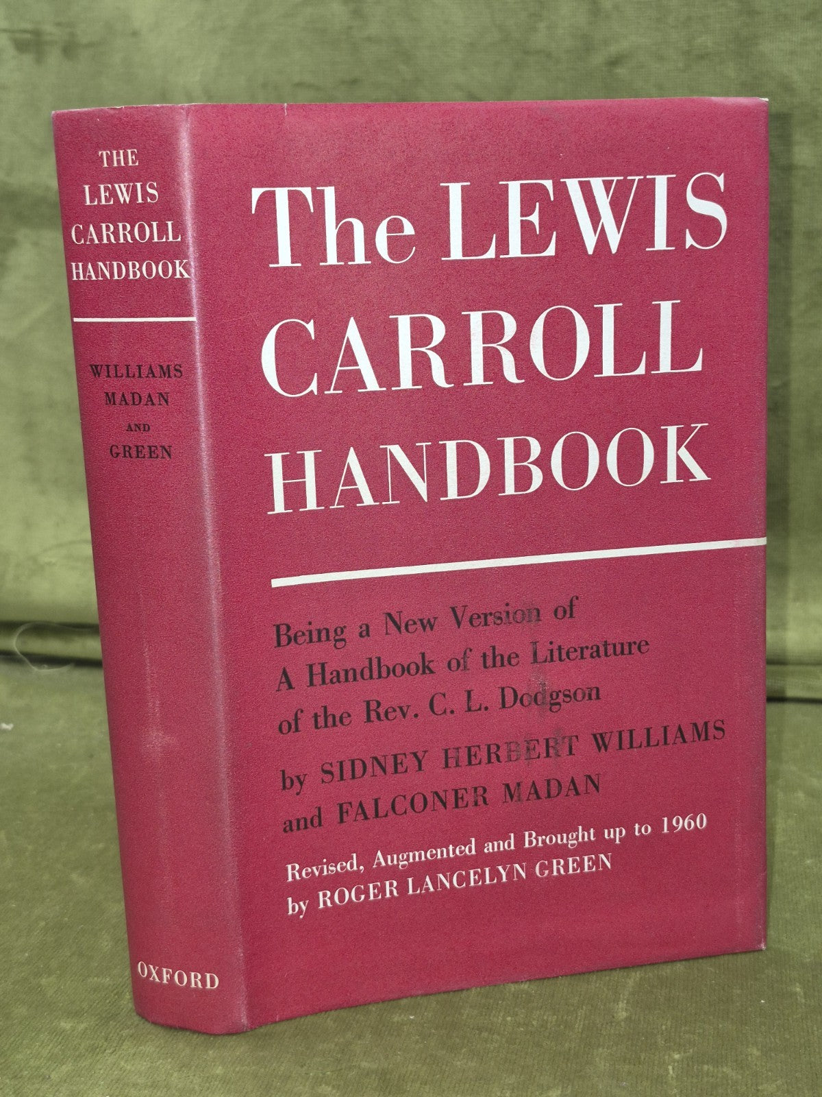 The Lewis Caroll Handbook Sidney Herbert Williams Falconer Madan 1962 0
