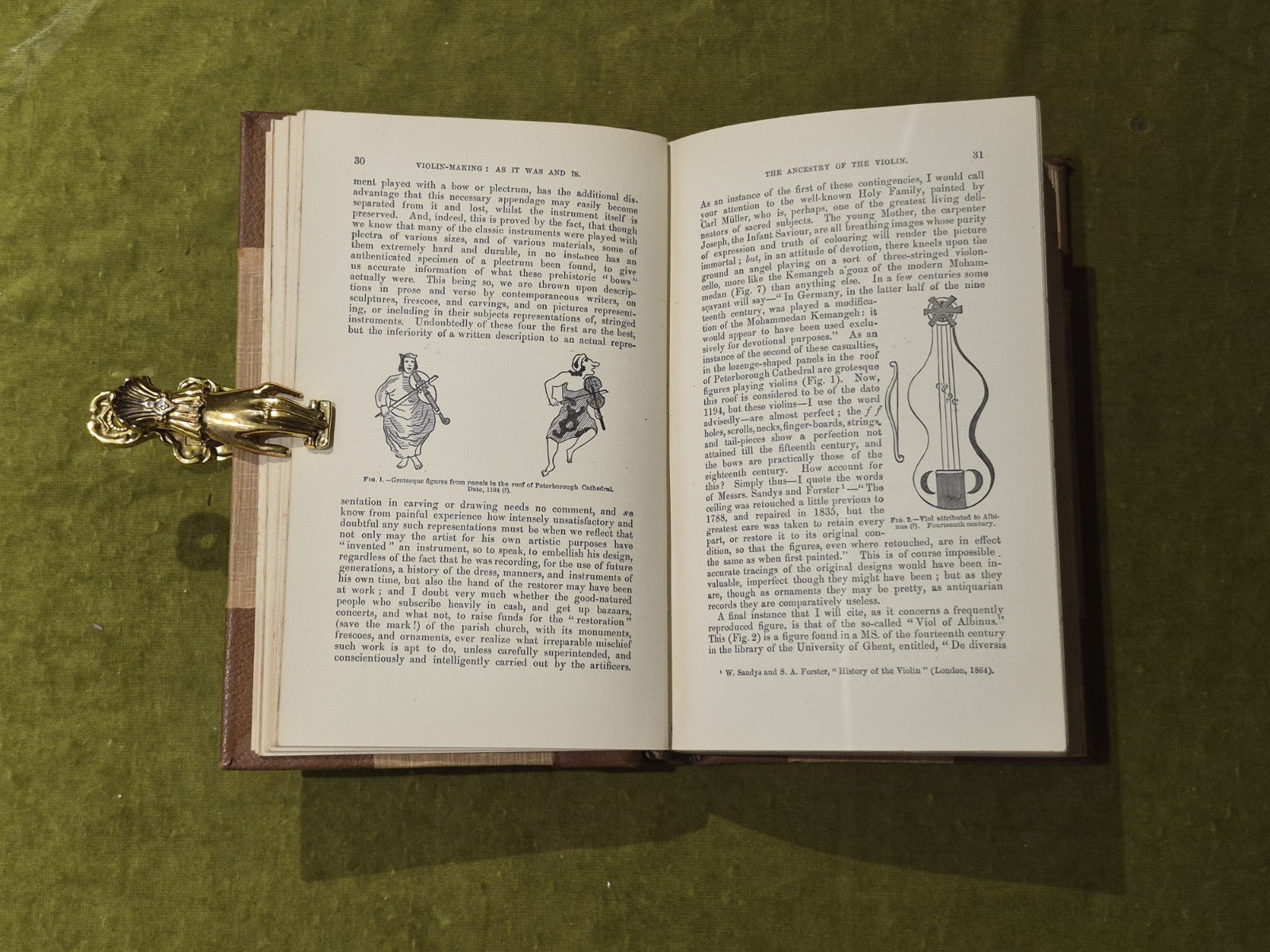 VIOLIN - MAKING, AS IT WAS AND IS - Ed. Heron-Allen , Ward Lock & Co 1885 2nd HB5