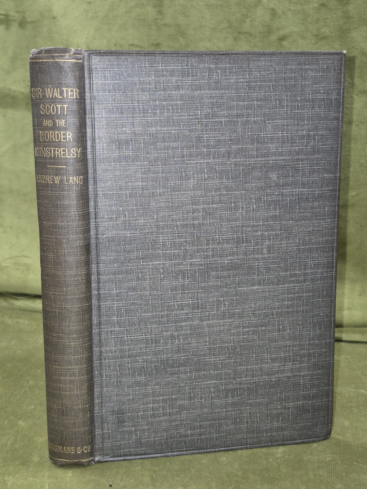 Sir Walter Scott and the Border Minstrelsy By Andrew Lang 19100