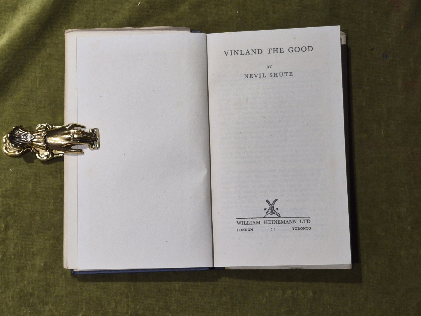 Vinland the Good - Nevil Shute, Heinemann 1946 1st HB DJ4