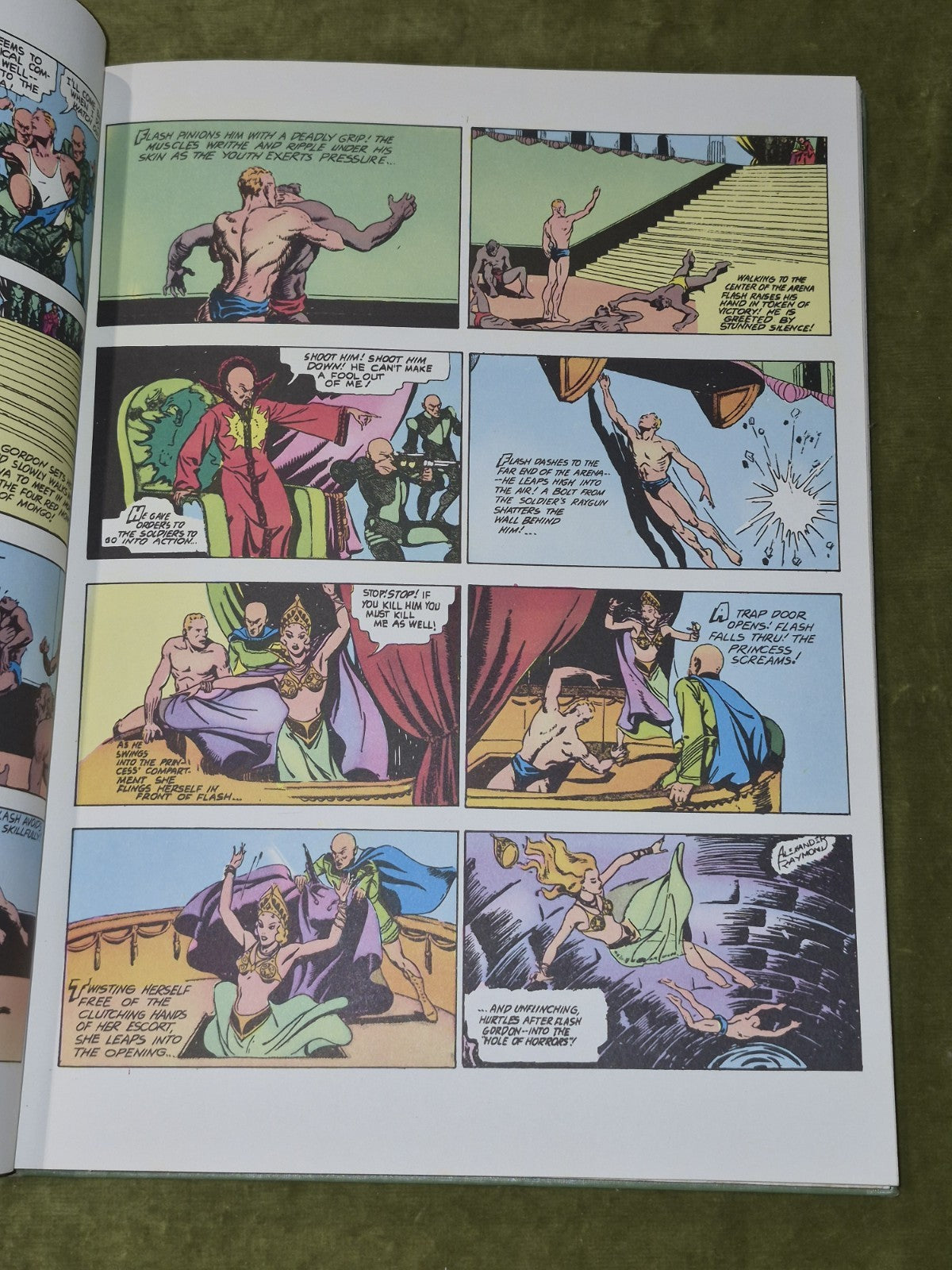1974 Flash Gordon Volume 1 The Planet Mongo Hardcover Book6