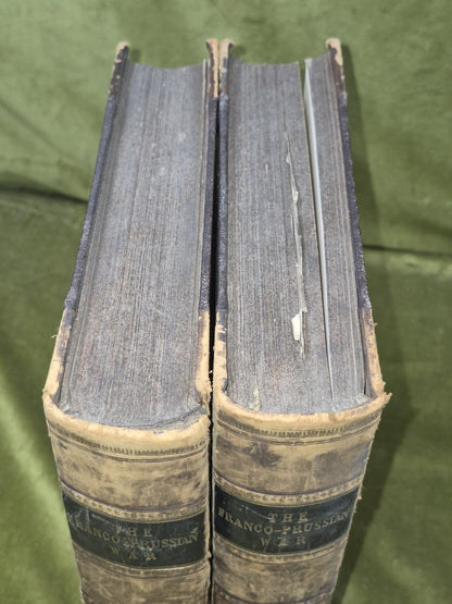 The Franco Prussian War By Hozier c1870 First Edition 2 Vol Set2