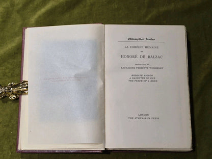 La Comédie Humaine of Honoré de BALZAC - 24 volumes - Athenaeum Press5