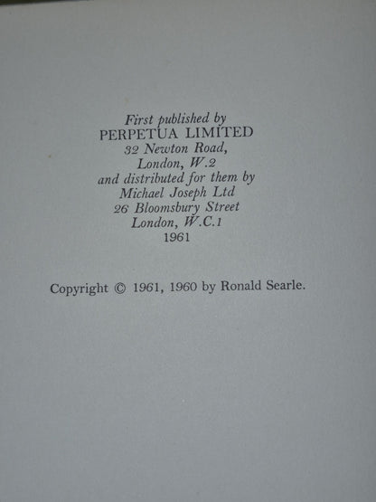A Christmas Carol Ronald Searle Perpetua Books True First UK Edition 19616