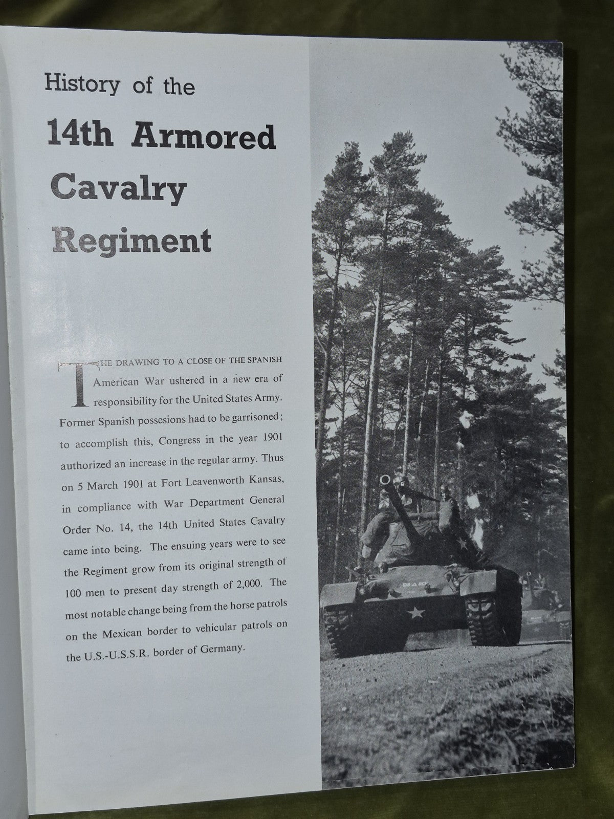 History of the 14th Armored Cavalry Regiment: Germany 1954 Merritt and Hatcher5