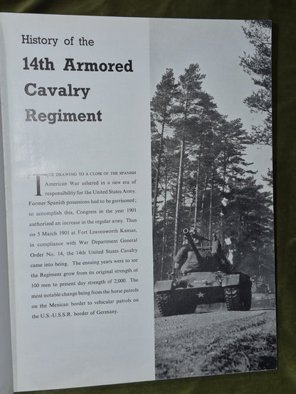 History of the 14th Armored Cavalry Regiment: Germany 1954 Merritt and Hatcher5