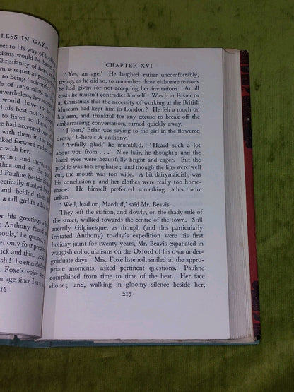 Eyeless in Gaza By Aldous Huxley (1950) [Chatto & Windus] Hb Book8