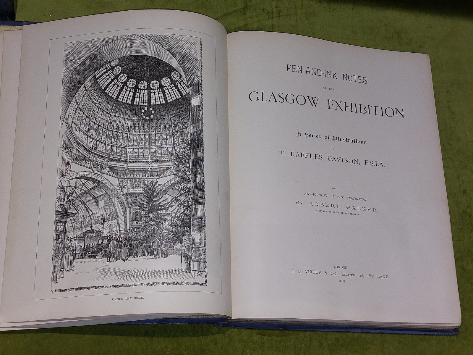 Pen And Ink Notes at the Glasgow Exhibition 1888 Raffles Davidson Robert Walker5