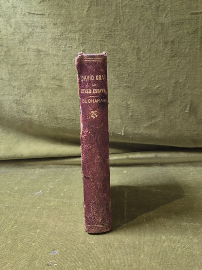 David Gray & Other Essays Chiefly on Poetry - Robert Buchanan , Sampson Low 18683