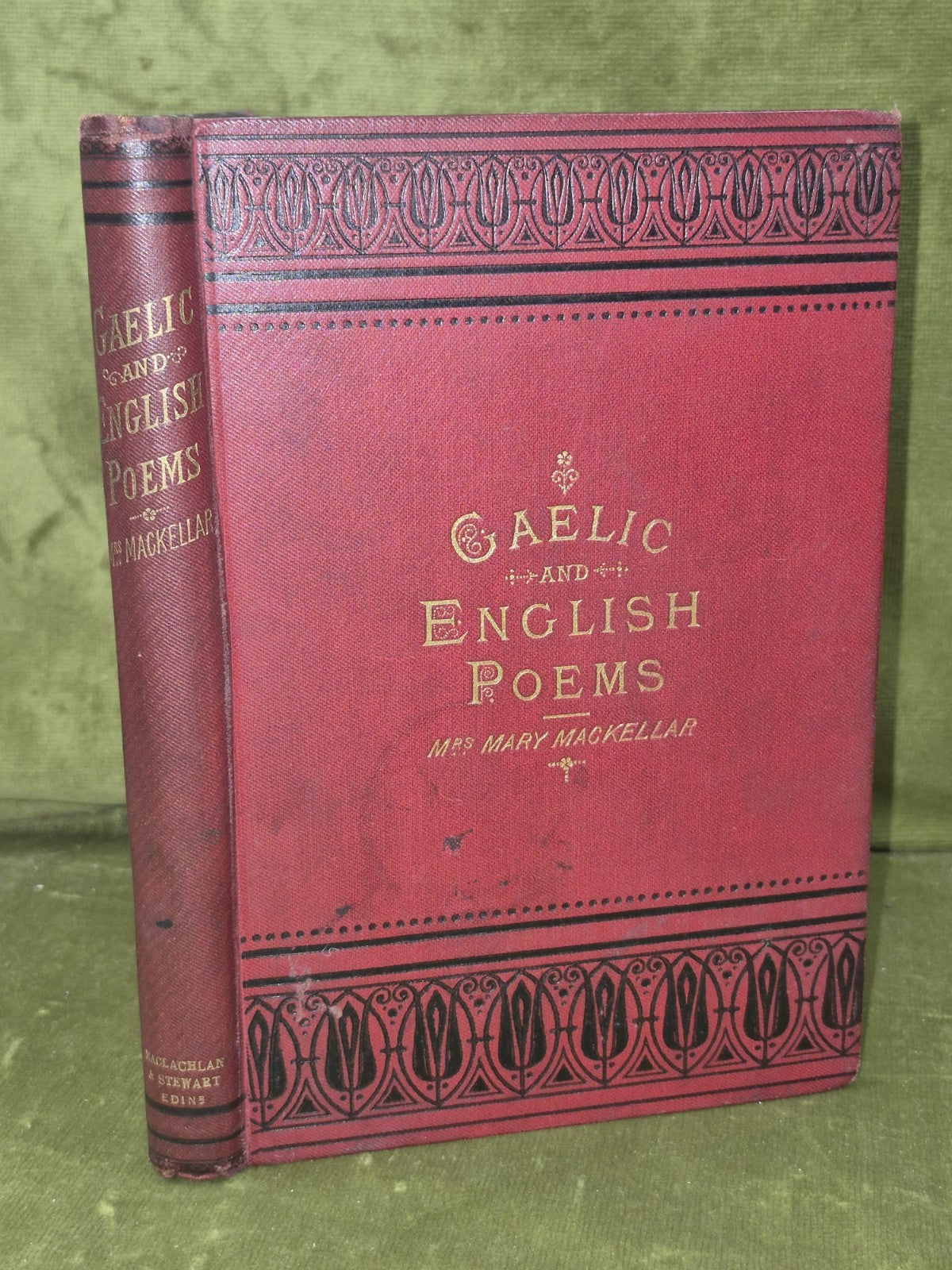Poems and Songs Gaelic and English Mrs Mary Mackellar 1880 Edinburgh0