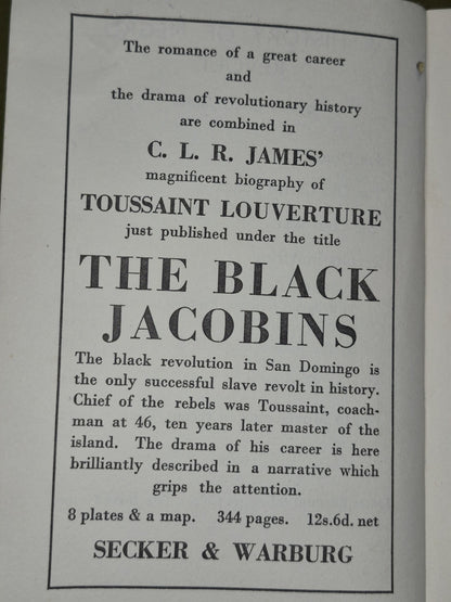 History of Negro Revolt FACT 1838 C L R James 5