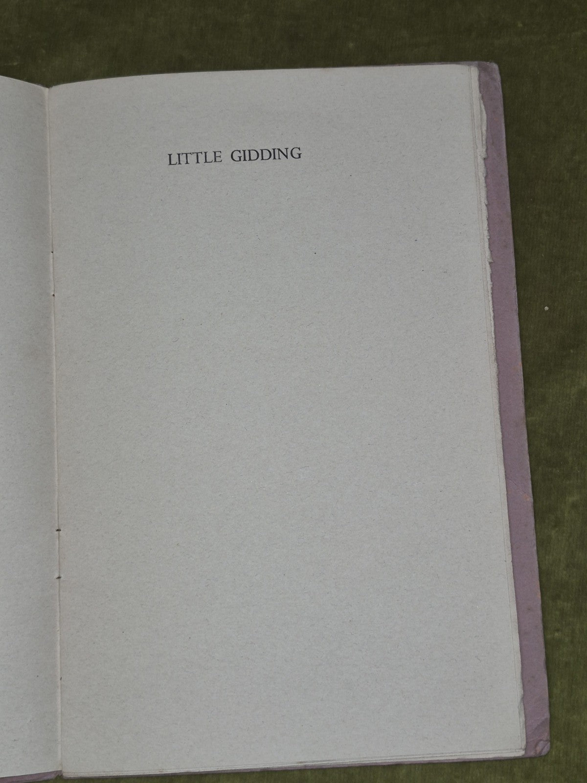 T.S. Eliot Little Gidding FIRST EDITION 1942 Soft Cover Stapled Glasgow Press3