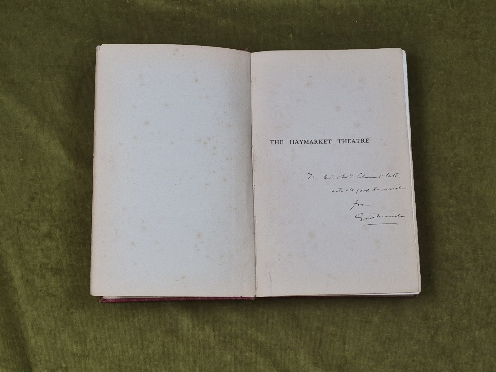 Haymarket Theatre - Some Records & Reminiscences - Cyril Maude , Richards 19034