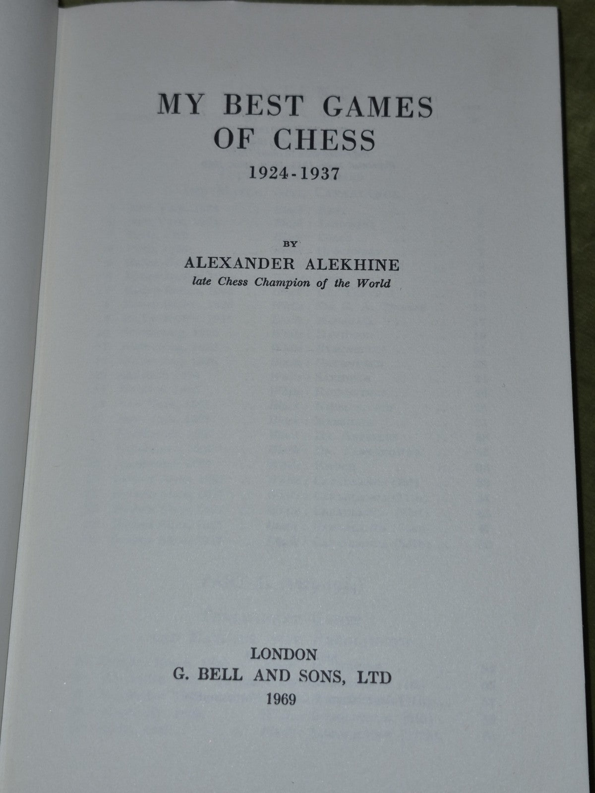 My Best Games of Chess 1924-37 (1969) Alekhine5