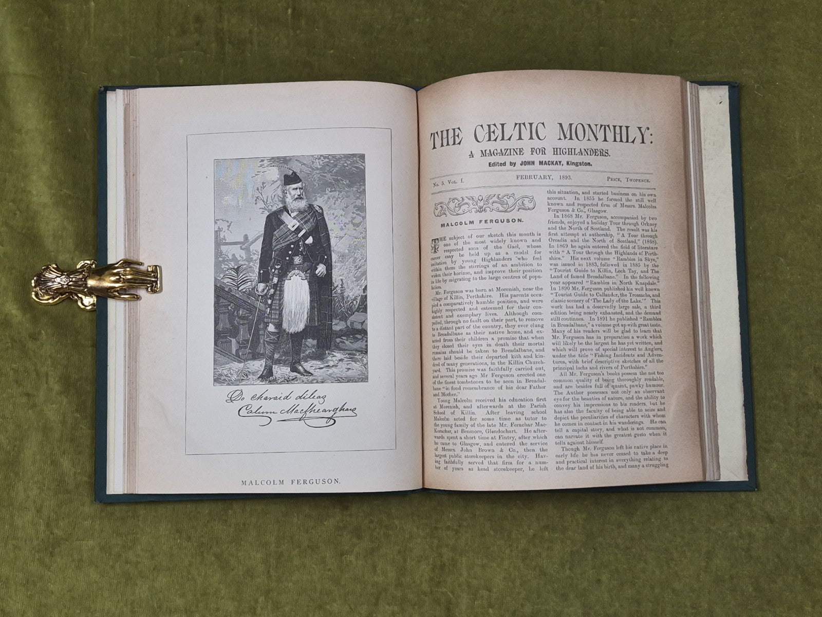 The Celtic Monthly Annual Vols 1-7 , 1893-1899 - John Mackay , Hardbacks5