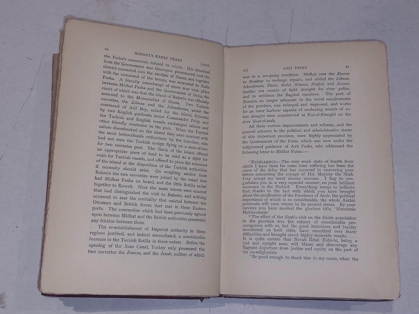 1903 The LIFE Of MIDHAT PASHA By ALI HAYDAR PASHA Ottoman Empire TURKEY 1st Ed5