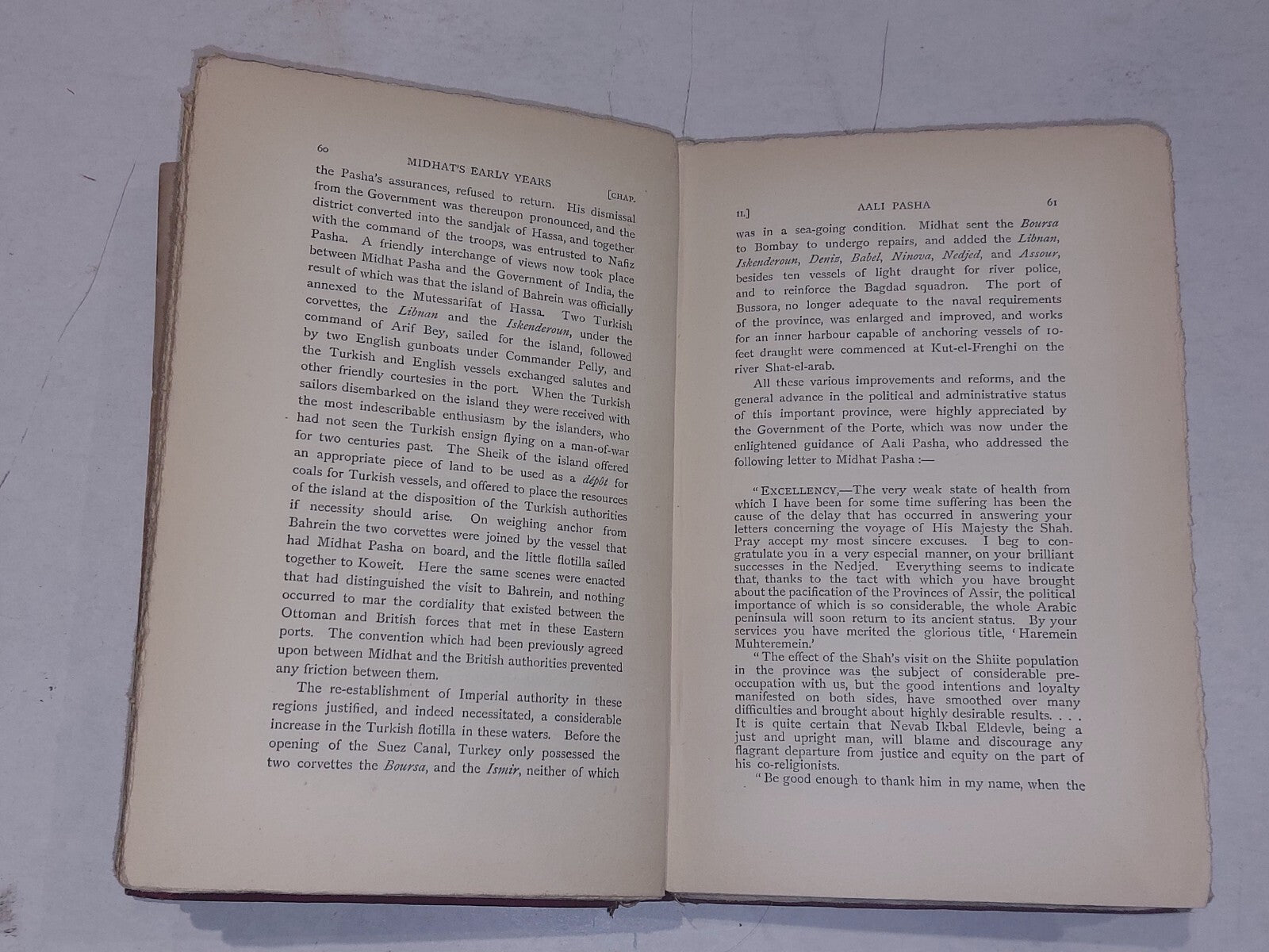 1903 The LIFE Of MIDHAT PASHA By ALI HAYDAR PASHA Ottoman Empire TURKEY 1st Ed5