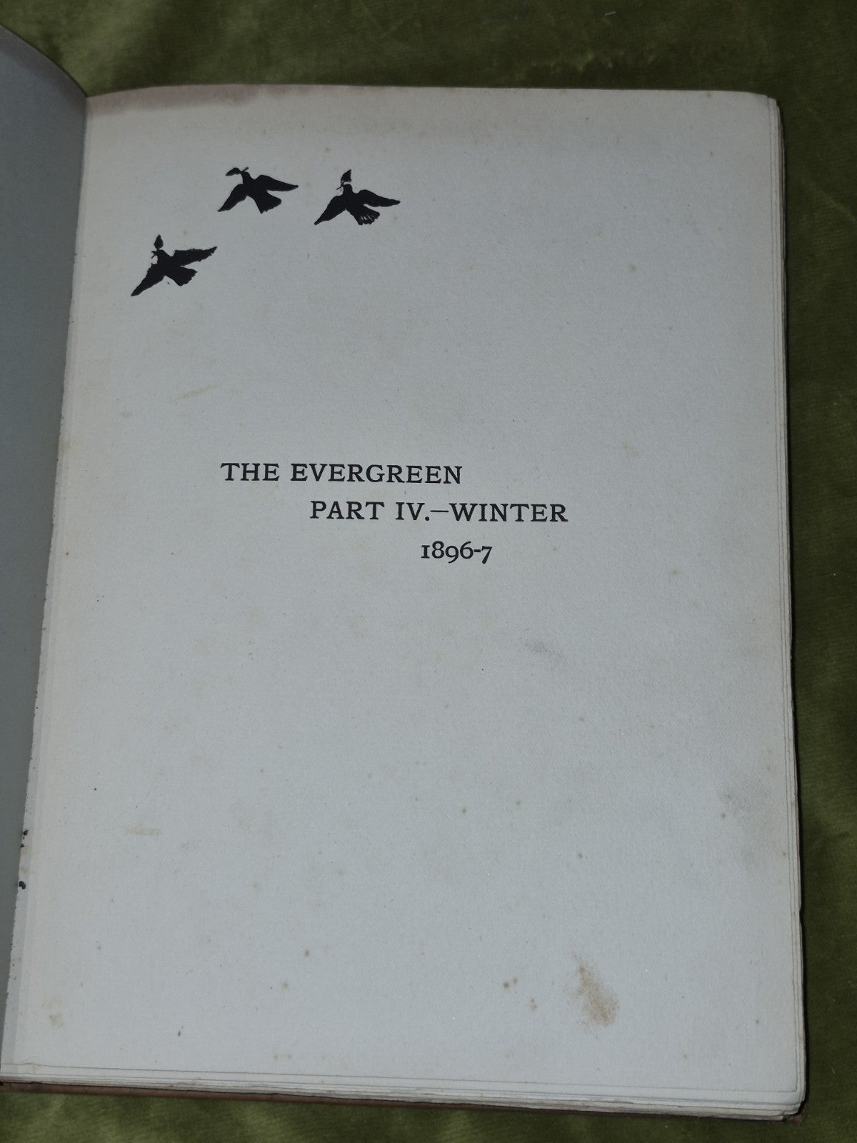 The Evergreen A Northern Seasonal Part IV - Winter 1986-7 Patrick Geddes6