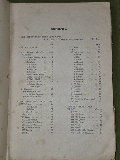 Handbook of the Nomad Semi-Nomad Semi-Sedentary Sedentary Tribes of Syria 4