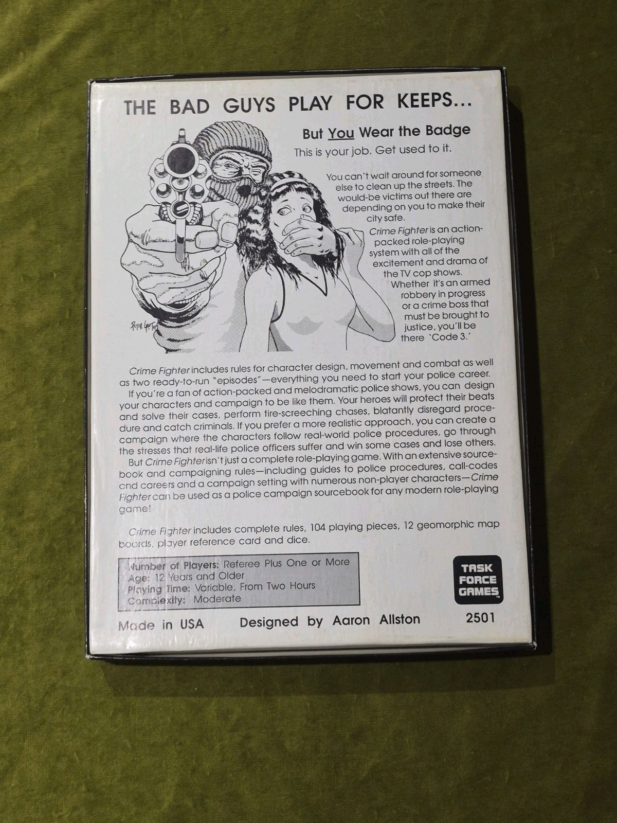 Crime Fighter - Task Force Games RPG1