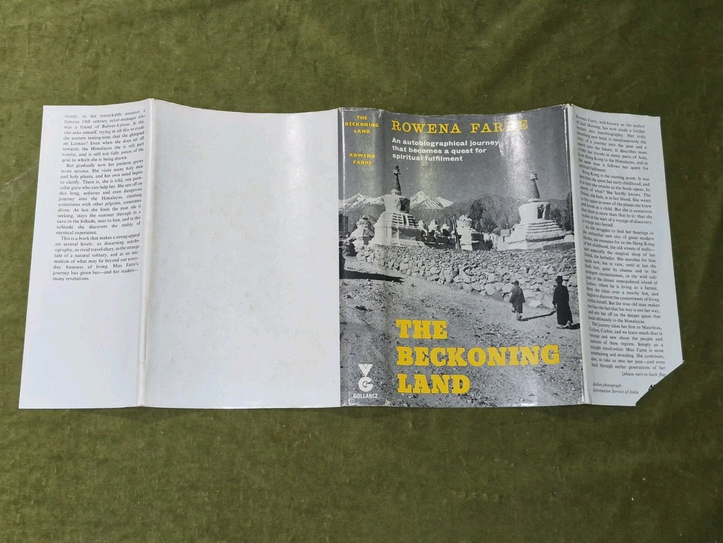 Rowena Farre The Beckoning Land 1969 Victor Gollancz First Edition Dustjacket3
