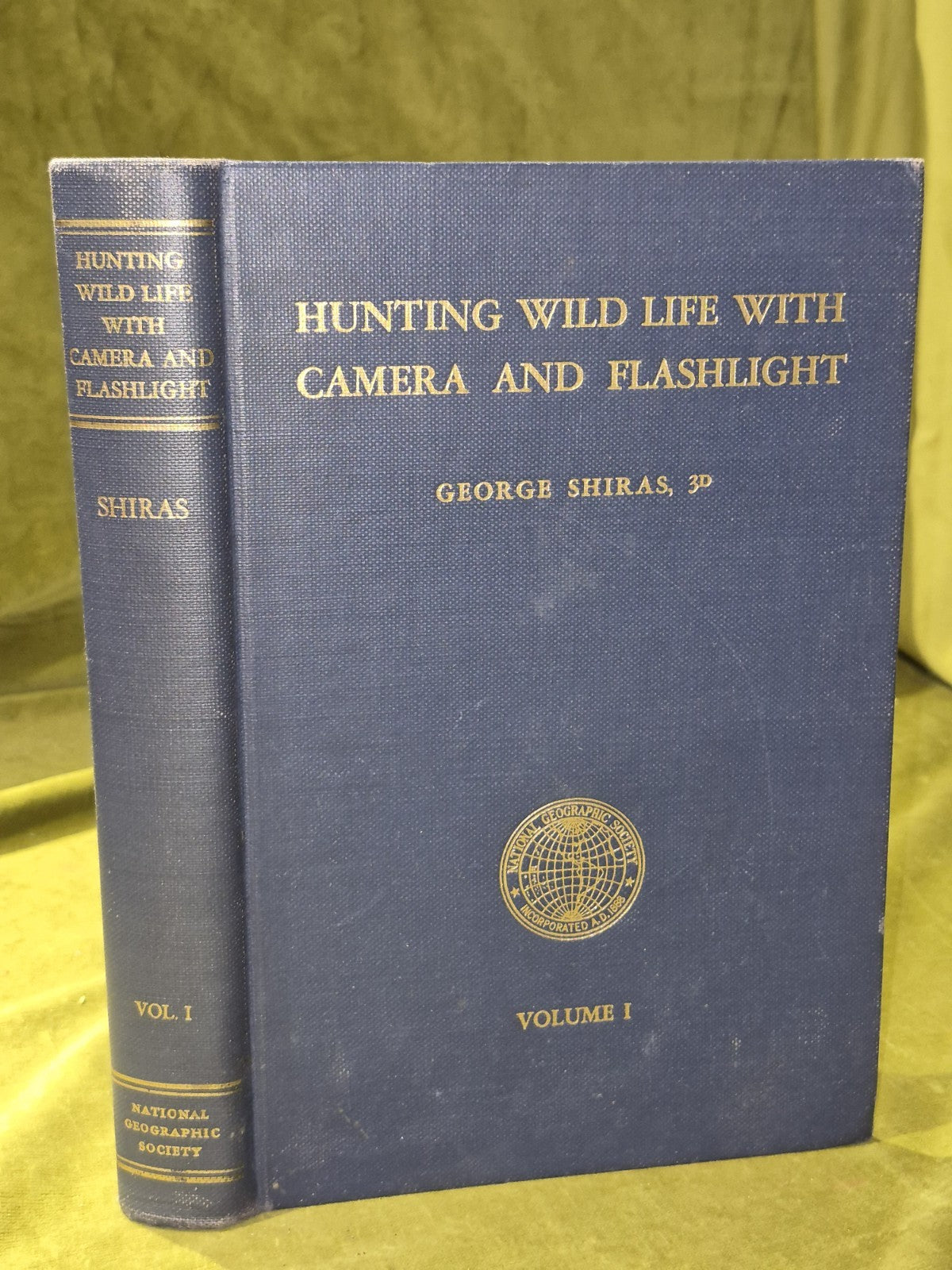 Hunting Wild Life with Camera and Flashlight Shiras Volume 1 Set 1936 2nd Editio0