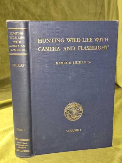 Hunting Wild Life with Camera and Flashlight Shiras Volume 1 Set 1936 2nd Editio0