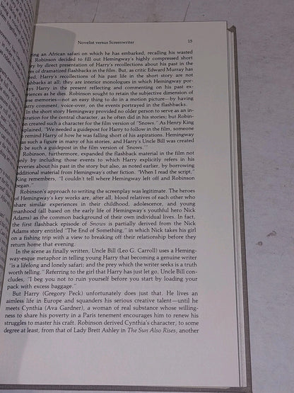 A Moving Picture Feast: The Filmgoer's Hemingway by Charles Oliver Hb Book4