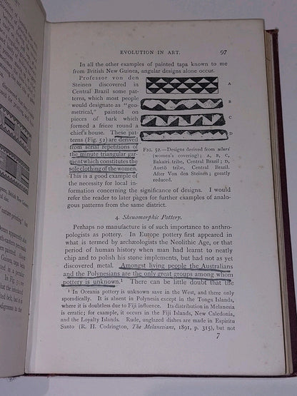 Evolution in Art by Alfred C. Haddon First Edition (1895) Havelock Ellis7