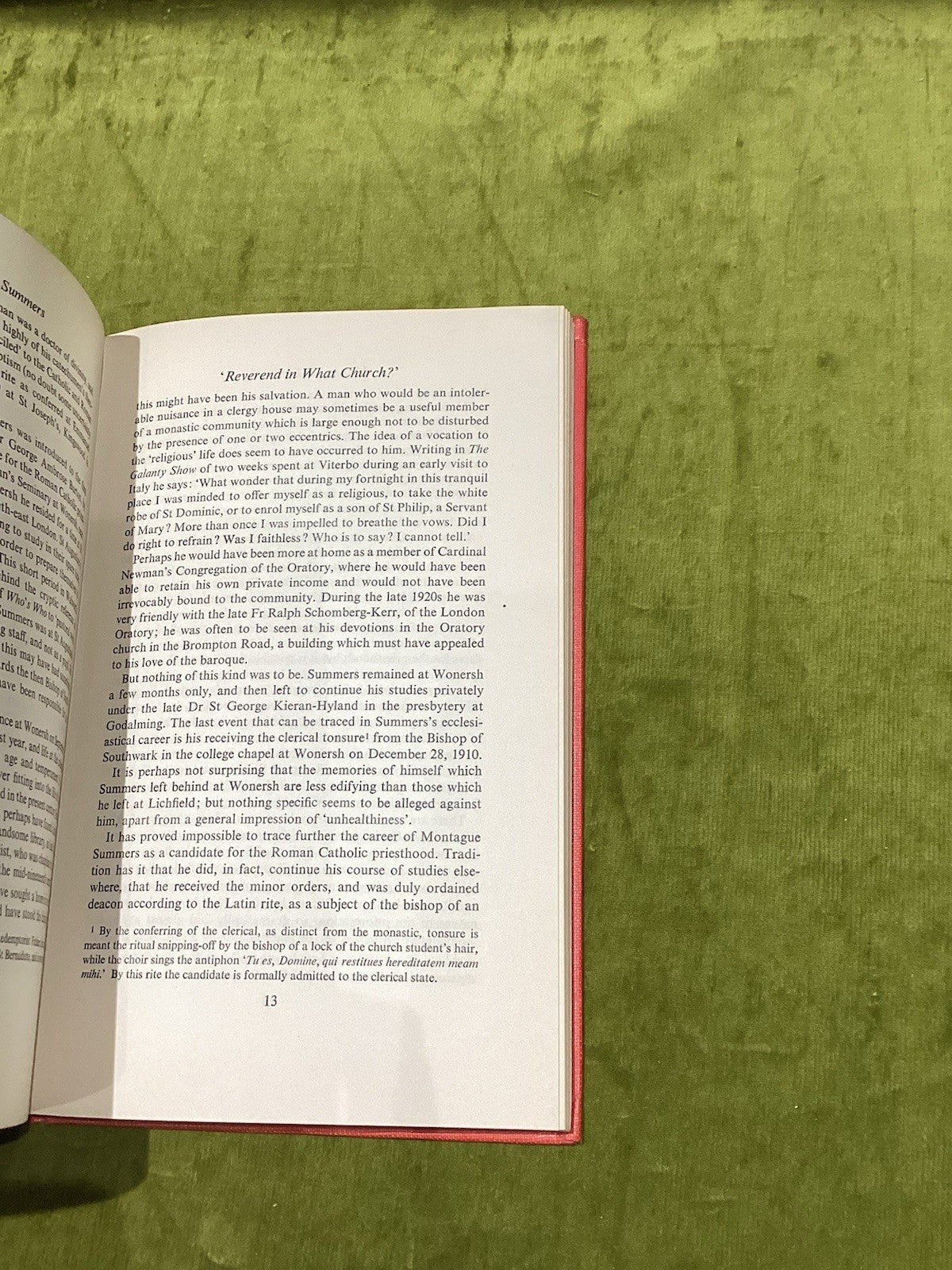 Montague Summers : A Memoir (1965) [C & A Woolf] limited printed hb book4