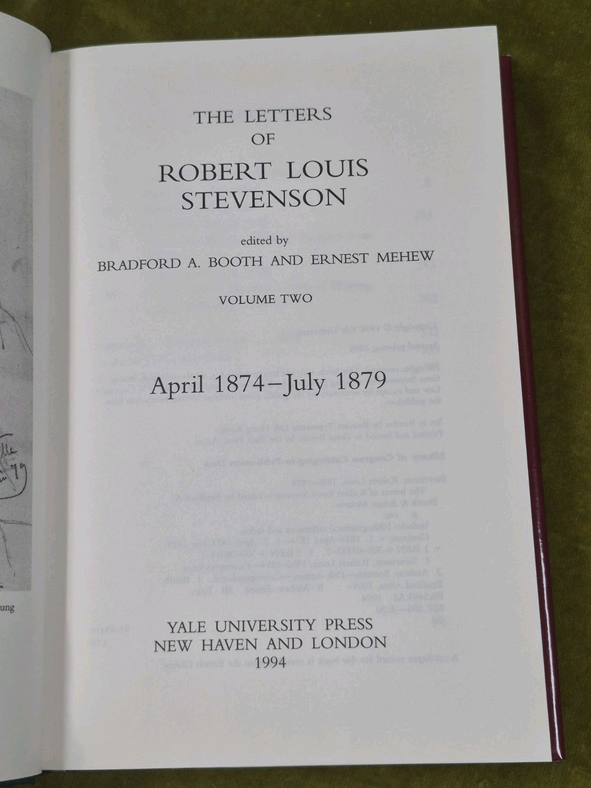 Letters of Robert Louis Stevenson Bradford A Booth Volumes 1 - 5 Incomplete Set8