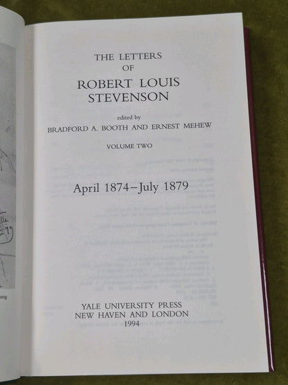 Letters of Robert Louis Stevenson Bradford A Booth Volumes 1 - 5 Incomplete Set8