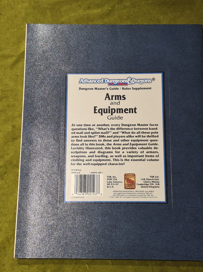 Arms & Equipment Guide Handbook 2nd Edition - AD&D Dungeons and Dragons M7781