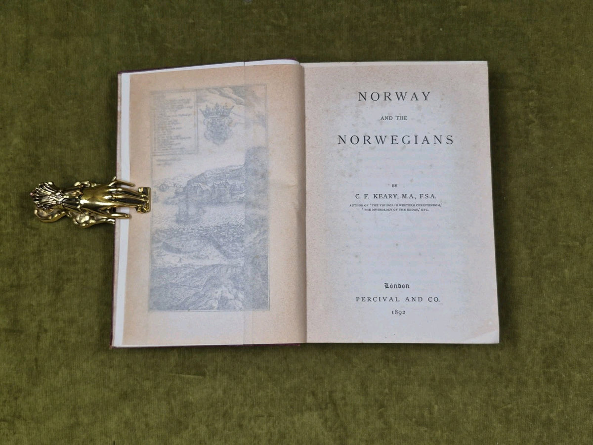 Norway and the Norwegians by C F Keary , Percival  1892 HB5