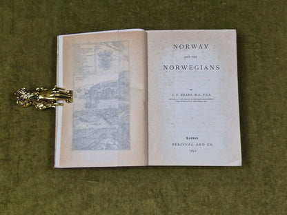 Norway and the Norwegians by C F Keary , Percival  1892 HB5