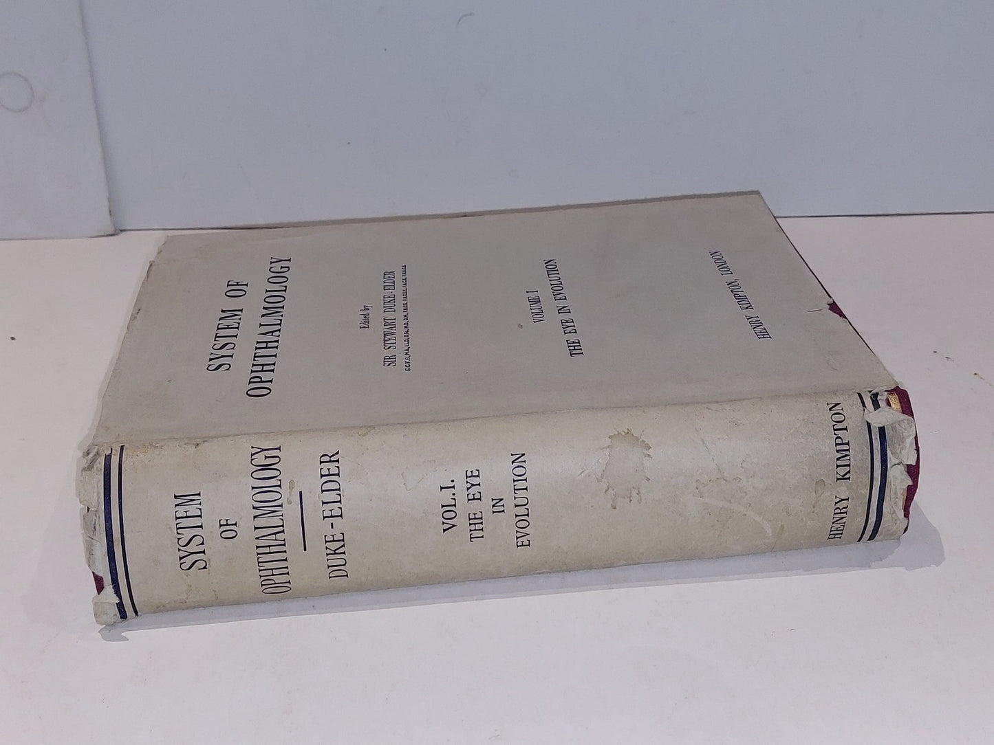 System Of Ophthalmology By Sir Stewart Duke-Elder Vol 1 [Henry Kimpton] Hb Dj1