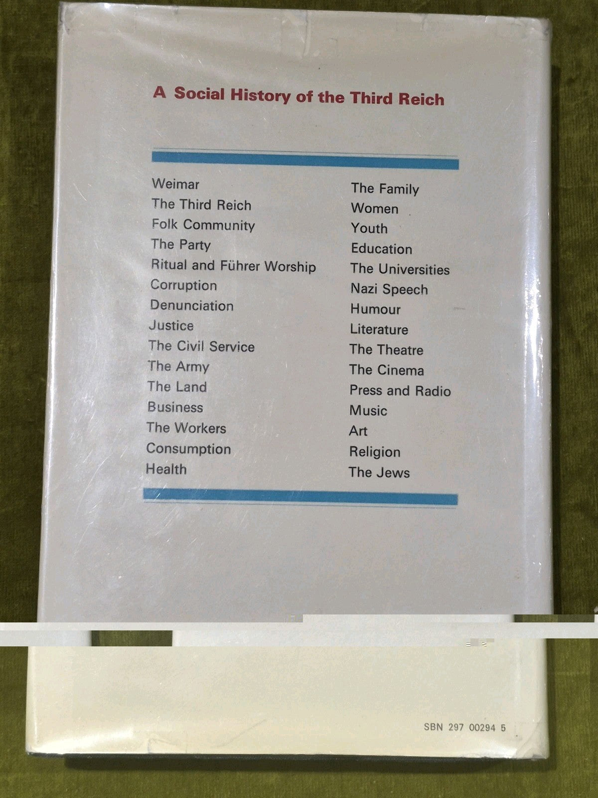 A Social History Of Nazi Germany by Richard Grunberger2