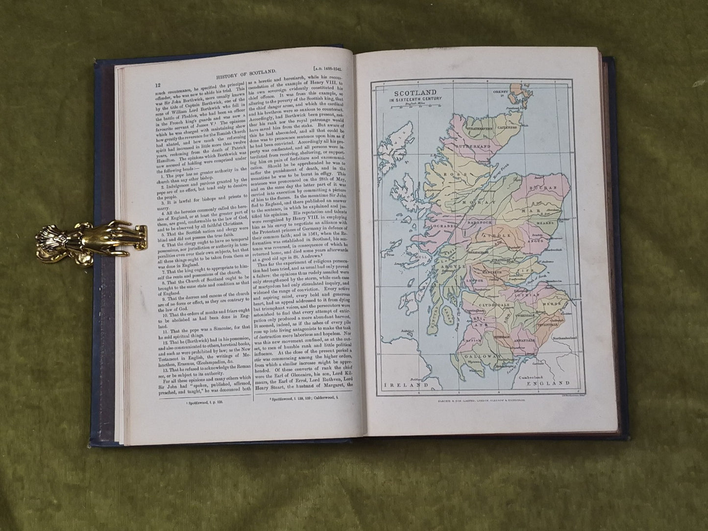 A History of The Scottish People in 6 Vols - Thomas Thomson , Blackie 18939